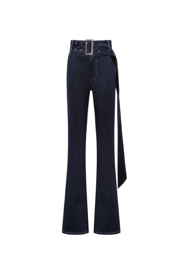 VINTAGE HIGH-WAISTED FLARED JEANS